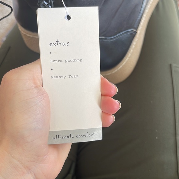 A New Day Black Bertie Winter Boots Size 7.5 Black - Picture 7 of 10